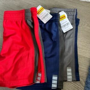 Carter’s basketball shorts grey/blue grey/red